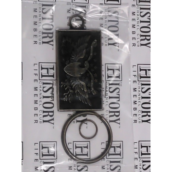 The History Channel Club Life Member Eagle Keychain Key Ring Brand New - Picture 2 of 4